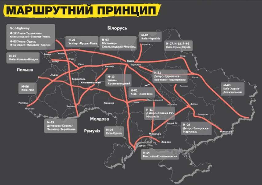 Які дороги в Україні ремонтуватимуть у 2018 