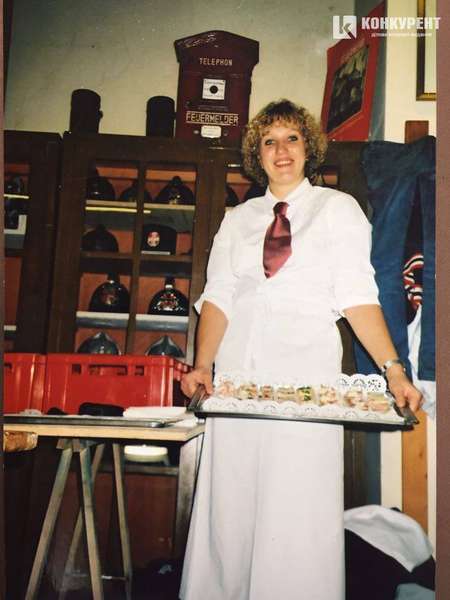 Оксана Імберовська готує фуршет в мерії Відня