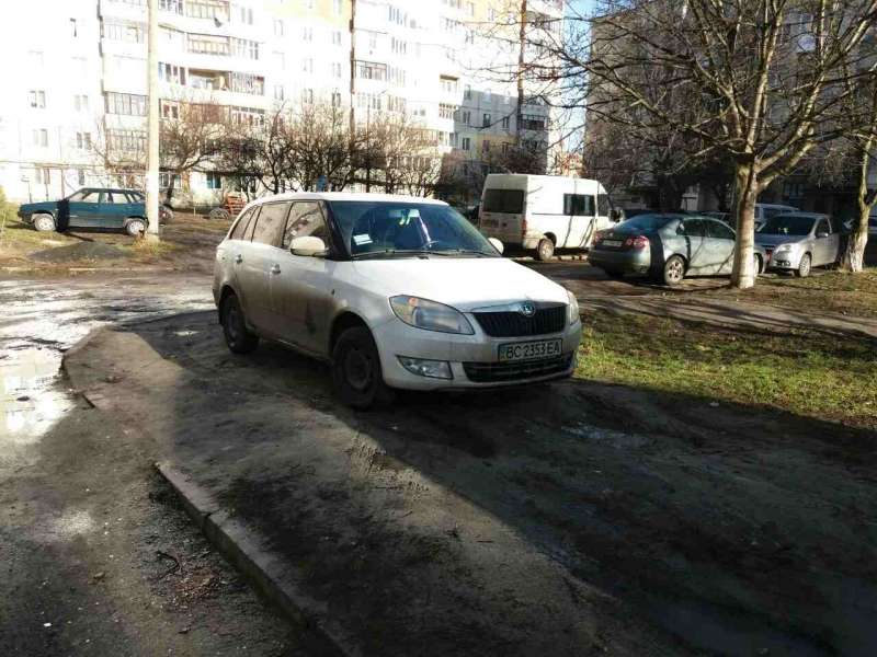 Лучани відповідатимуть за припарковані на газонах авто  (фото)