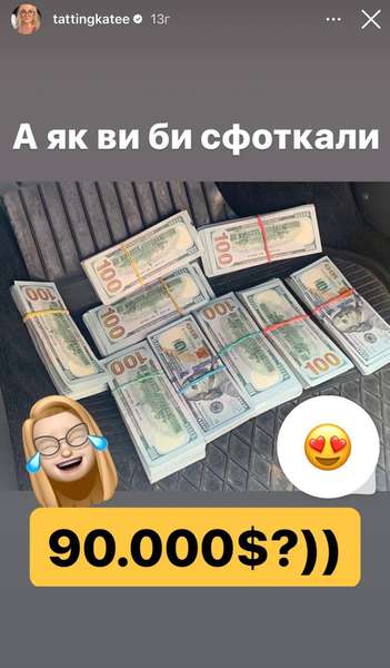 Луцька блогерка Катя Якимчук не знає, куди витратити 90 тисяч доларів (фото)
