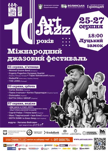 Яким буде «Art Jazz Cooperation 2017» у Луцьку 
