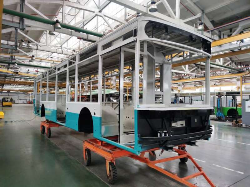 Луцький завод почав виготовляти тролейбуси для Сум (фото)