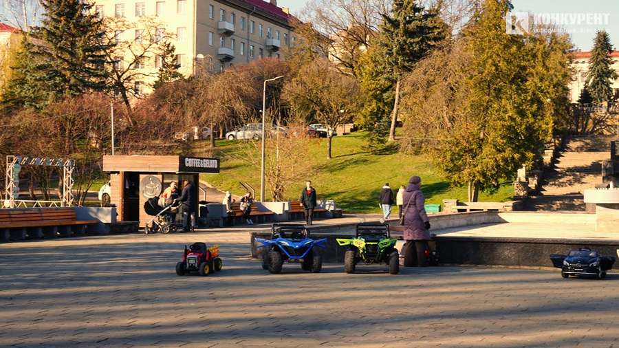 Центральний парк Луцька замилував морозно-сонячними кадрами (фото)