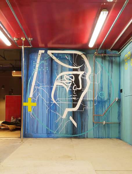 Майстер графіті з Луцька розфарбував у Києві «вагон метро» (фото)