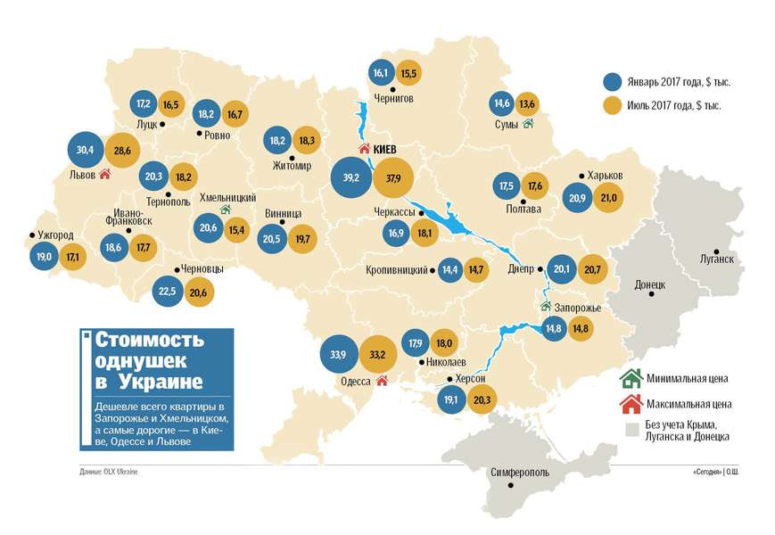 В Україні дешевшають квартири 