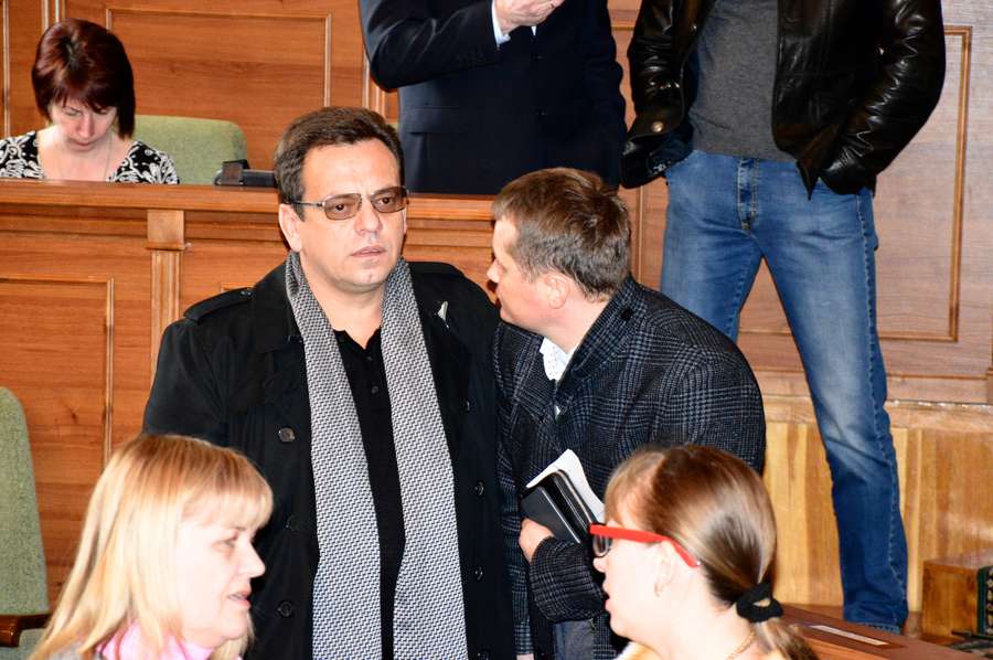 Депутат Луцької міської ради Валерій Бондарук вперше завітав на обласну сесію в ранзі очільника волинського осередку 