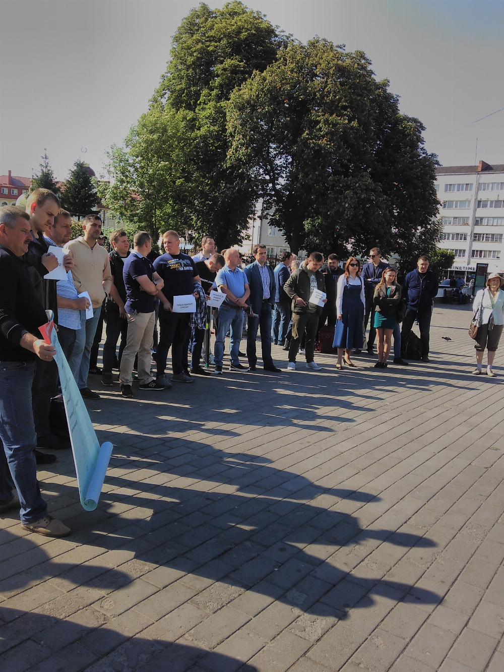 У Луцьку провели акцію на підтримку відкритих виборчих списків (фото) 