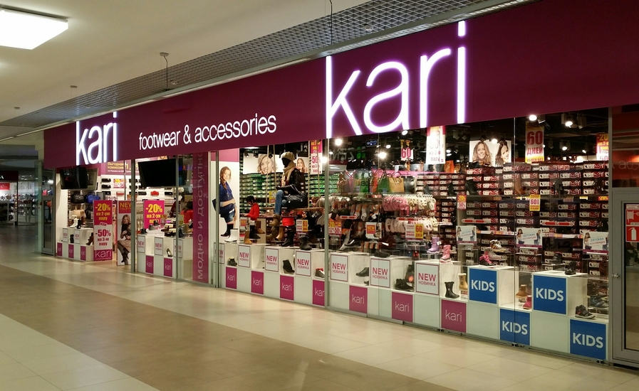 Мережа магазинів взуття «Kari» покидає український ринок