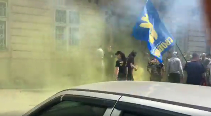 Волинські націоналісти взяли участь у захопленні Львівської ОДА