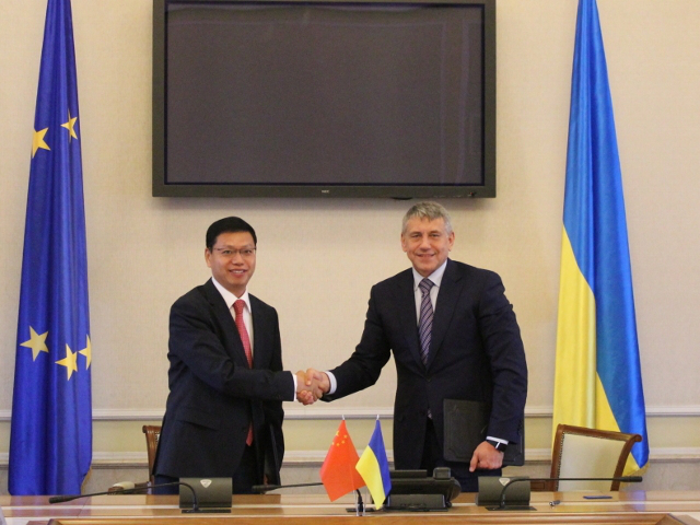 Україна уклала з Китаєм Меморандум про співробітництво в енергетиці
