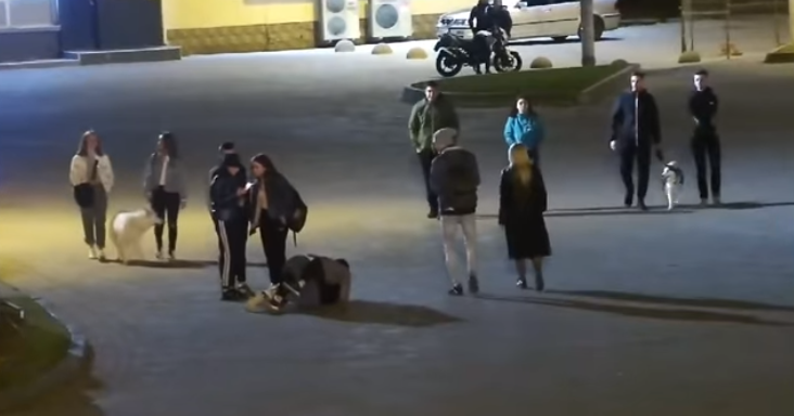 У центрі Луцька двоє молодиків влаштували бійку (відео)