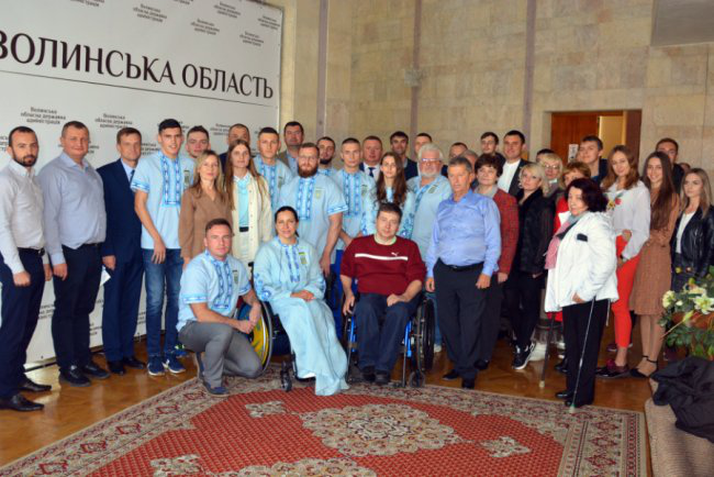 Волинських паралімпійців нагородили орденами (фото)
