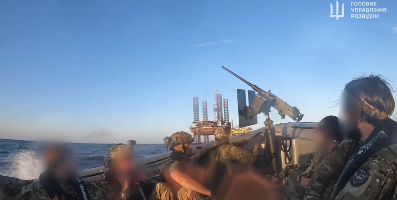 Україна повернула під контроль «вишки Бойка» в Чорному морі, – ГУР (відео)
