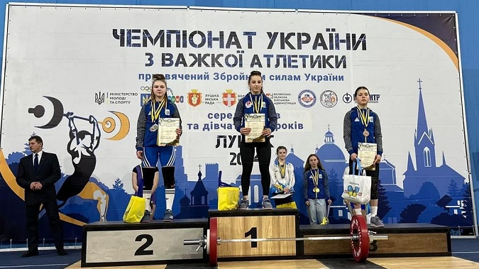 У перший день чемпіонату України з важкої атлетики волинянка встановила 5 рекордів