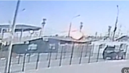 Показали момент «прильоту» по Чонгарському мосту (відео)