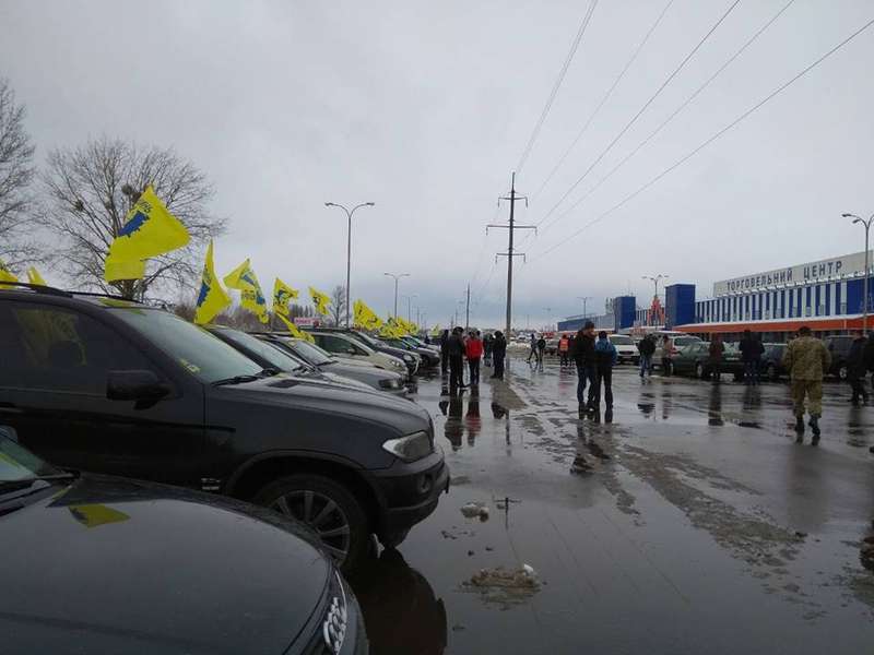 Протестувальники на «євробляхах» порушували Правила дорожнього руху 