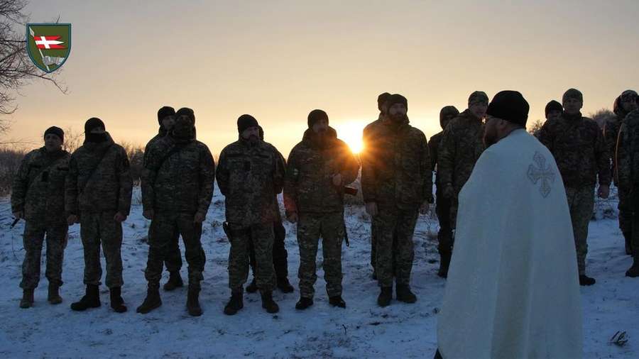 Молитва і занурення: бійці Волинської бригади відзначили Водохреще (фото)
