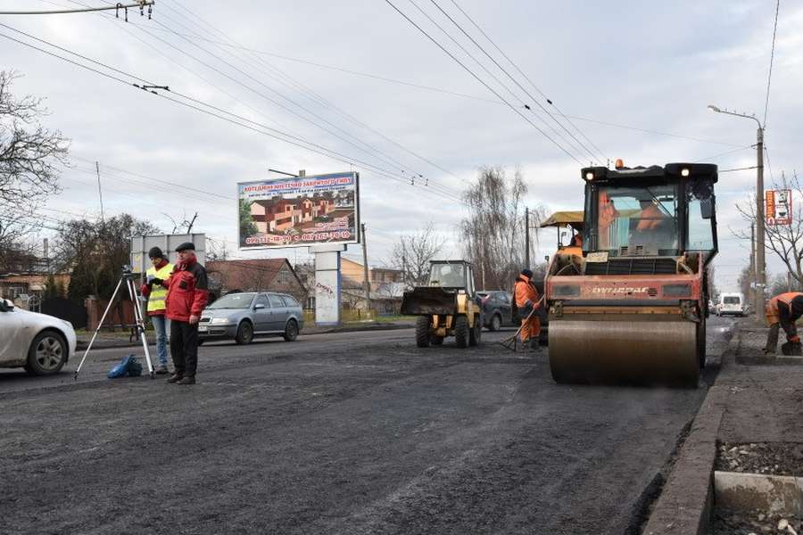 Як у Луцьку ремонтують вулицю Ковельську (фото)