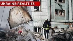 Russia hits a high-rise building with missiles: a block of the building is destroyed, and dozens of people are killed