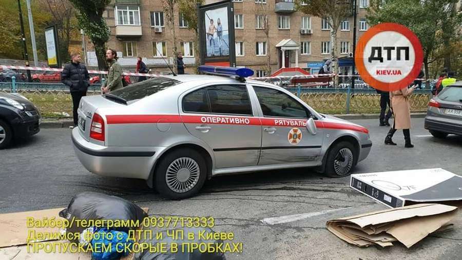 Масштабна аварія в Києві: автокран «зім'яв» 18 автомобілів (фото, відео)