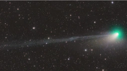 Сонячна буря «відірвала» хвіст кометі, яка рухається до Землі