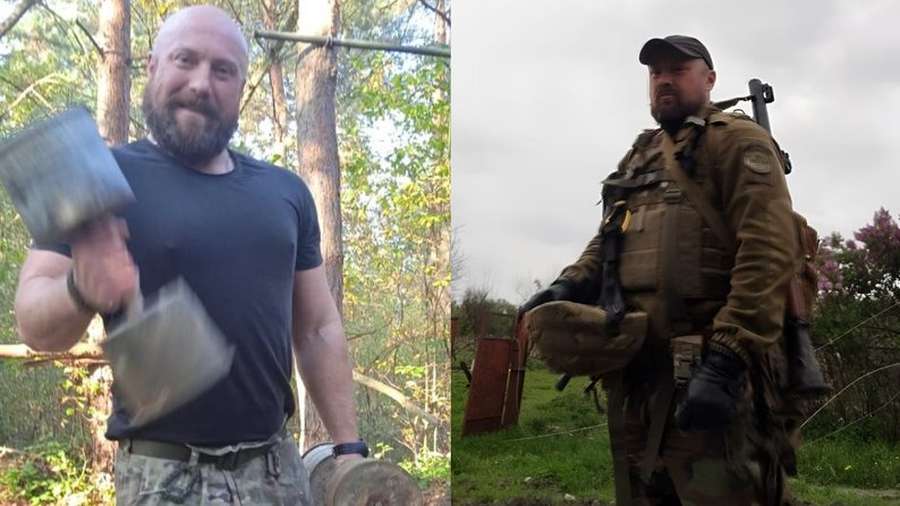 Стрілець із Луцька Тарас Сасовський чекає на «залізні ноги», щоб повернутись у стрій (фото, відео)