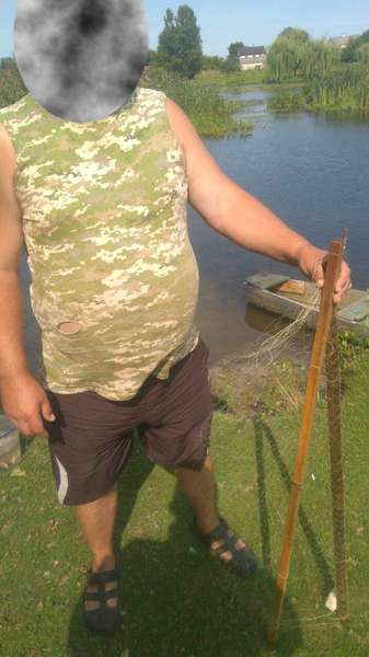 На Люцимері у Шацькому природному парку сітками ловили рибу (фото)
