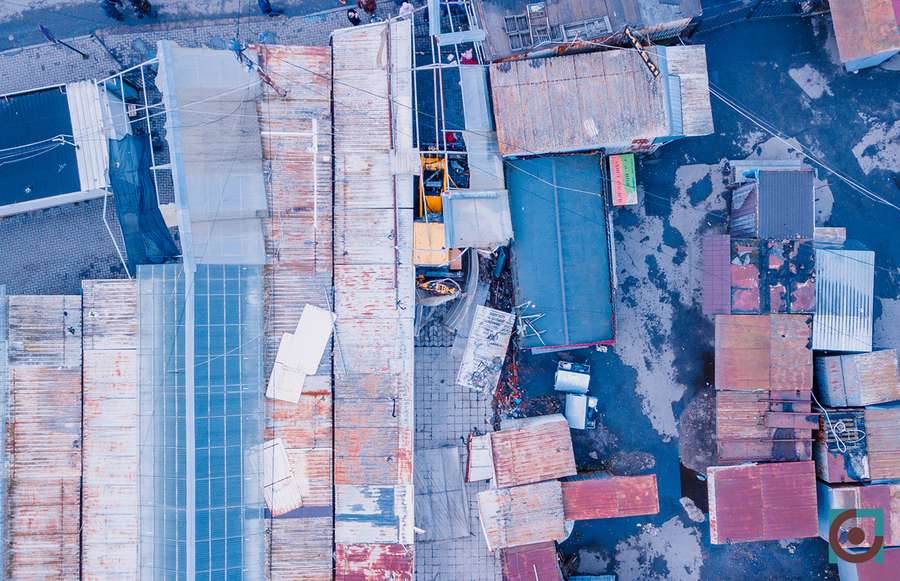 Показали свіжі фото Центрального ринку з висоти пташиного польоту (фото)