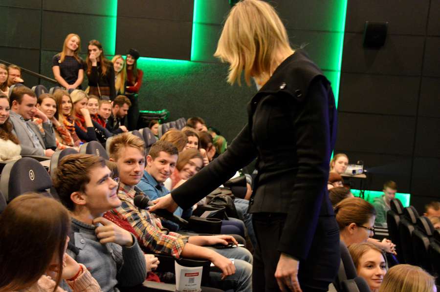 Ольга Руднєва запитувала у молоді про те, ким же вони хочуть стати