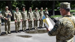 У Луцьку мобілізовані прикордонники склали присягу на вірність Україні (фото)