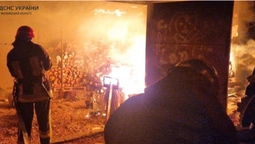 У Локачах вночі сталася пожежа (фото)