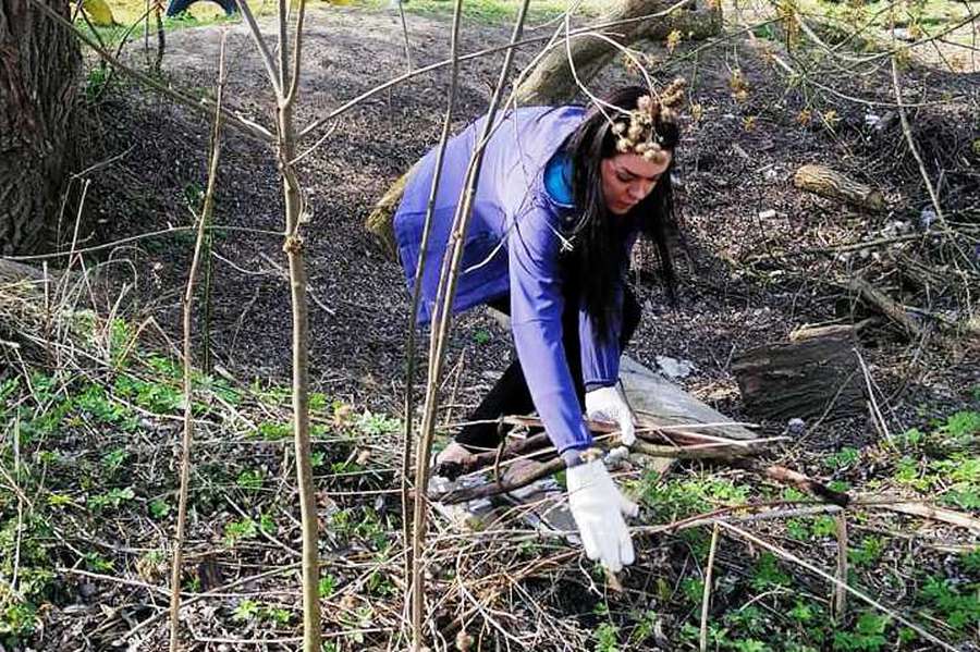 В День довкілля у Луцьку розчистили Сапалаївку (фото)