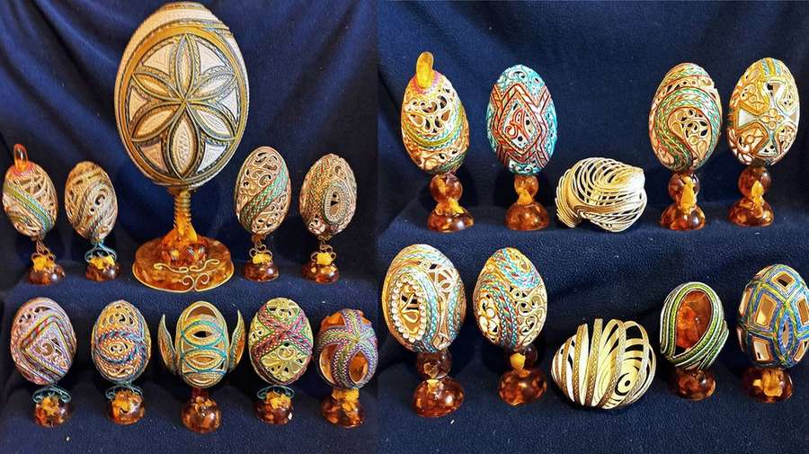 Покручені яйця: у колекції волинського майстра – поповнення (фото)