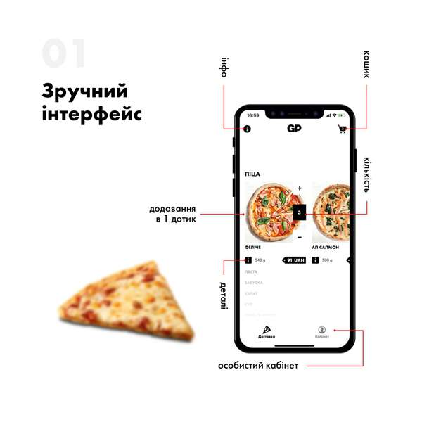Лучани можуть замовити їжу з «Фелічіти» через мобільний додаток (фото) 