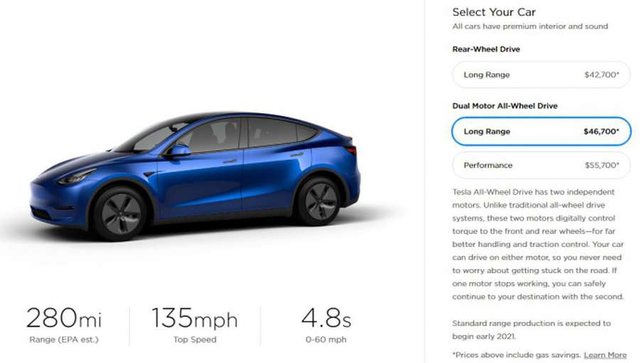 Компанія Tesla представила новий електрокар (фото)