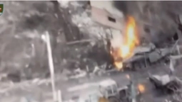 Бійці 14 ОМБр знищили ворожий танк (відео)