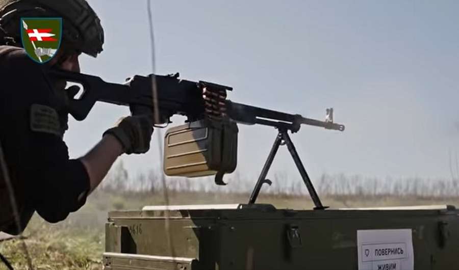 Волинські воїни затестили кулемети калібру 7,62 (відео)