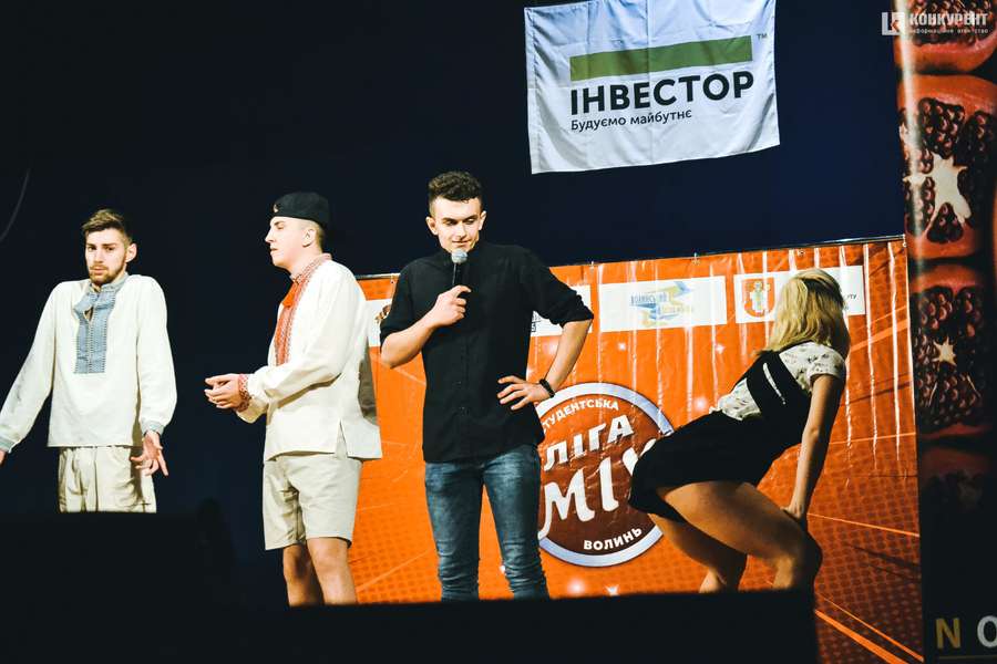 Джин, Зеленський та е-квиток: яким у Луцьку був півфінал студентської «Ліги сміху» (фото)