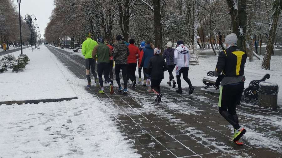 Учасники бігли 7 січня, у День народження Олександра Мартинюка