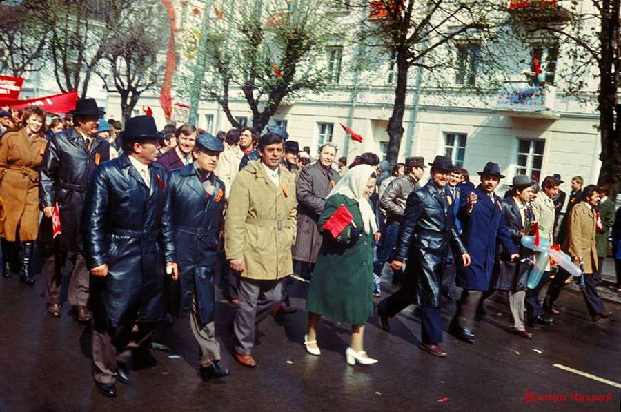 Як у Луцьку святкували 1 травня у радянські часи (фото)