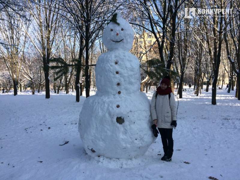 У січні в Луцьку не бракувало снігу><span class=