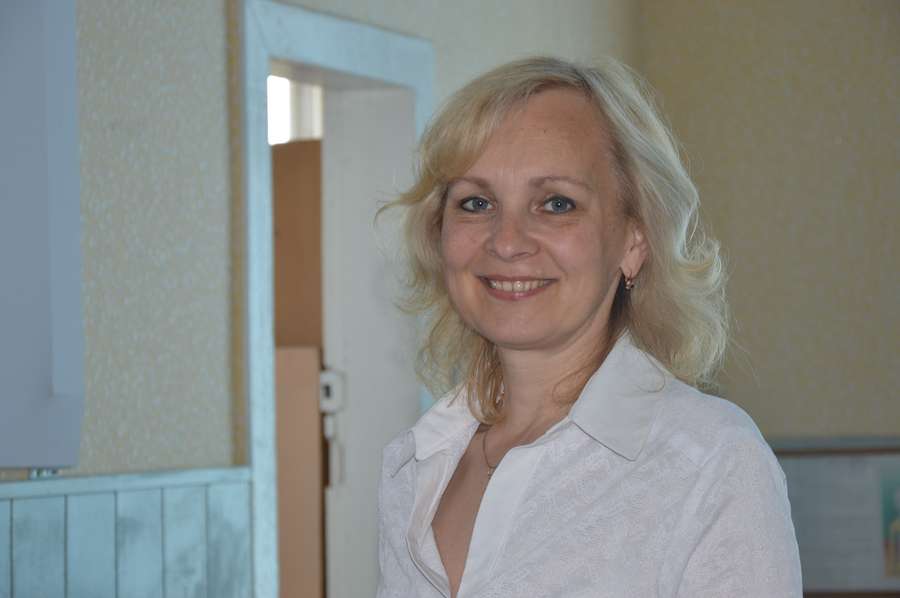 Вчителька інформатики Жанна Бондарчук  