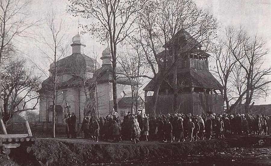 У волинському селі на Поліссі колись стояла церква 18 століття (ретрофото)