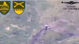 ЗСУ за допомогою дрона блискавично знищили російський Т-90 (відео)