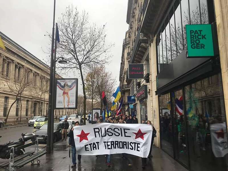 У Парижі відбулася акція на підтримку України (фото)
