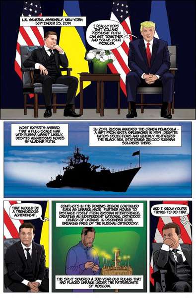 «Від коміка до лідера»: у США випустили комікс про Зеленського (фото)