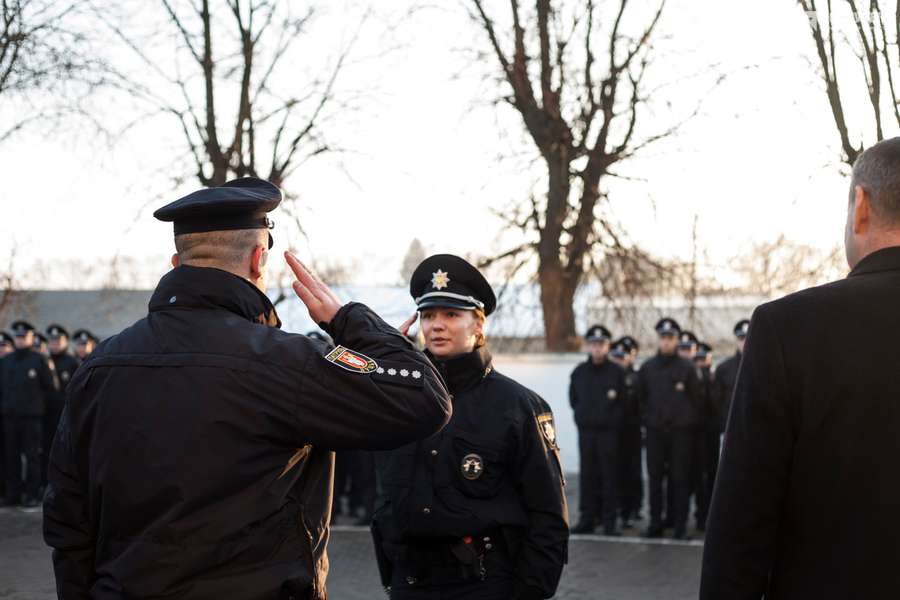 Волинські патрульні відсвяткували 4 річницю із новими званнями та подяками (фото)