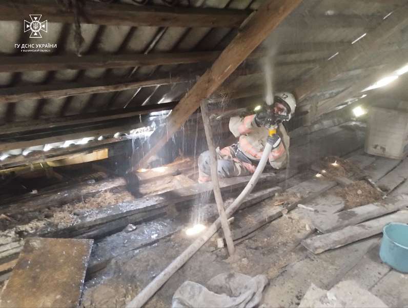 На Волині рятувальники загасили 5 пожеж: що горіло (фото)