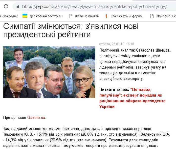 Президентські рейтинги: у волинських ЗМІ знайшли порушення (фото)
