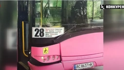 У Луцьку нова «гламурна» маршрутка потрапила у ДТП (відео)